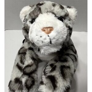 FAO Schwartz‎ Snow Leopard Plush 2020 Soft Plush Med Size 16"
